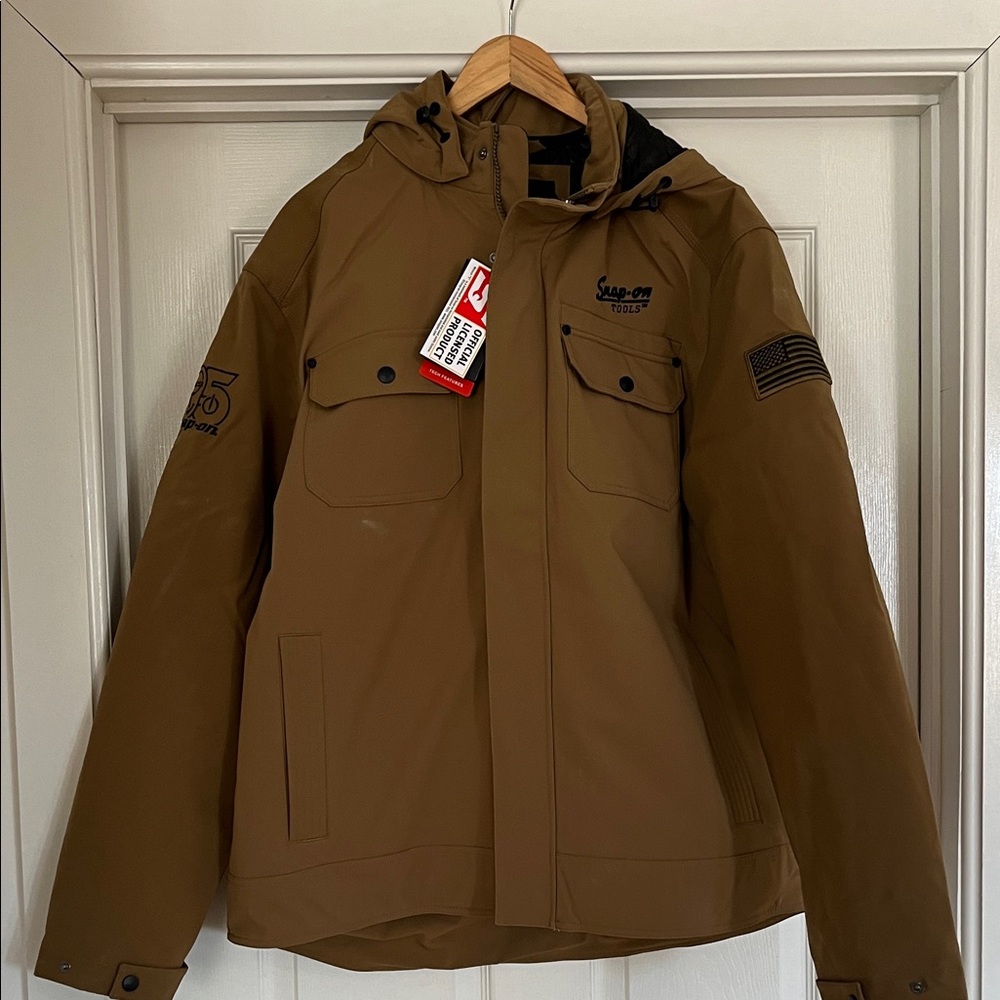 NWT Snap-on Men's Tan winter Jacket